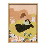 Sylvie Stay True Framed Canvas by kateandlaurel - main product image for Resin Society