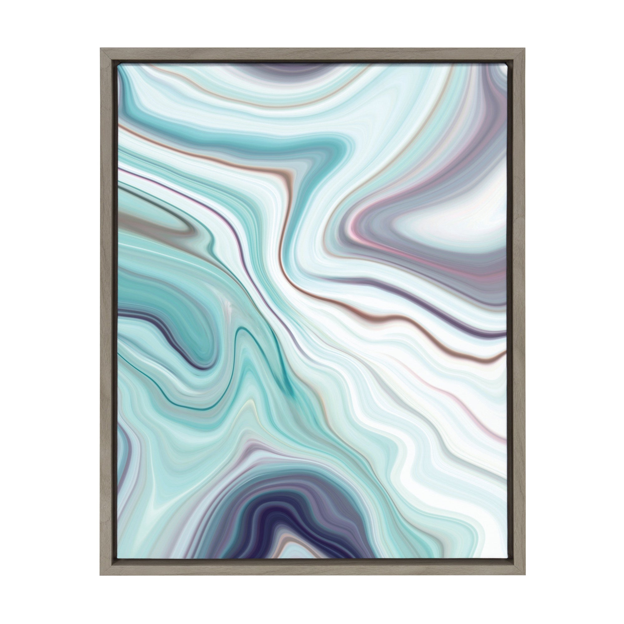 Sylvie Abstract Framed Canvas by Amy Peterson by kateandlaurel - product image 7 for Resin Society