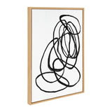 Sylvie Ring of Light 2 Framed Canvas by kateandlaurel - product image 4 for Resin Society