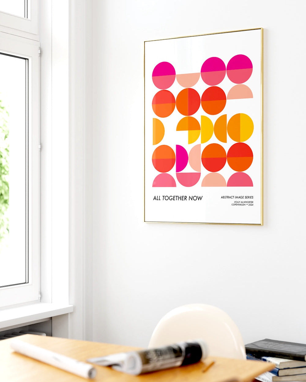 ALL TOGETHER NOW Framed Art Print by Holly McWhorter by Holly McWhorter Art: Paintings and Art Prints - main product image for Resin Society