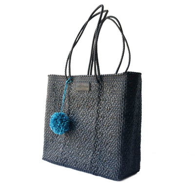 All Black Woven Tote by Tin Marin Brand - product image 2 for Resin Society