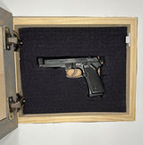 Always Kiss Me Goodnight Hidden Gun Cabinet Wall Decor Concealed by Bellewood Designs - product image 12 for Resin Society