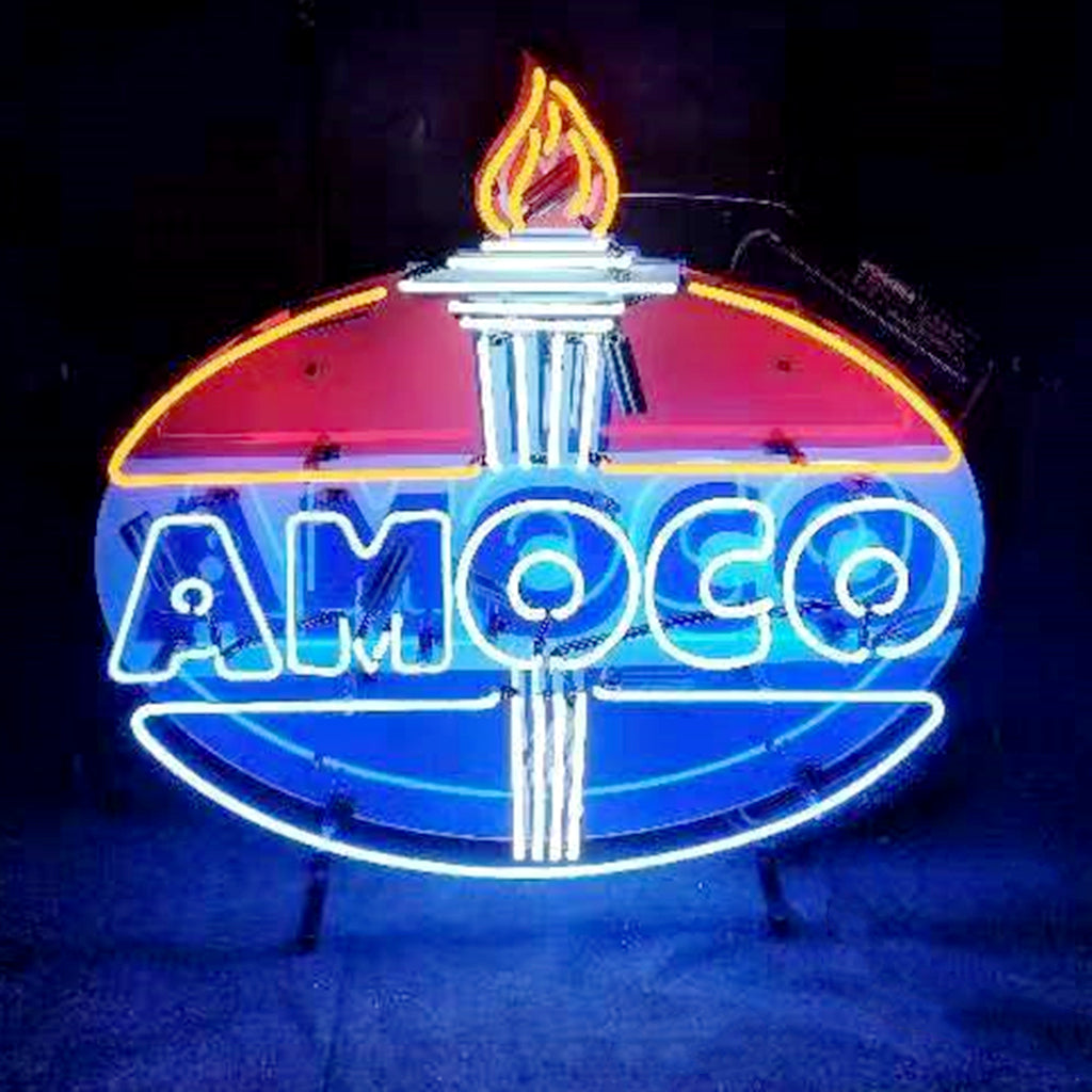 Amoco Gasoline Neon Sign Light by Neon Signs Land - main product image for Resin Society