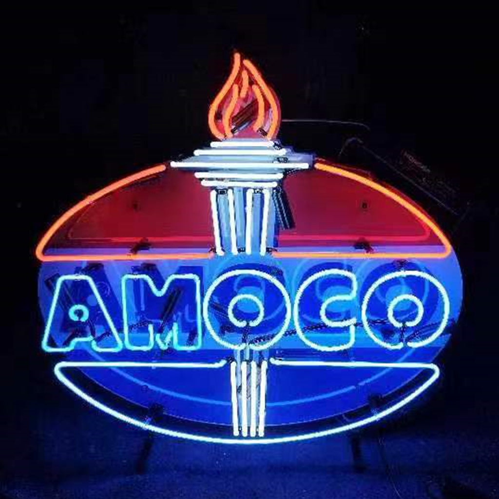Amoco Gasoline Neon Sign Light by Neon Signs Land - product image 2 for Resin Society