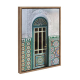 Sylvie Morocco Essaouira Door Framed Canvas by kateandlaurel - product image 2 for Resin Society