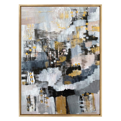 Sylvie The Industrial Revolution Framed Canvas by Leah Nadeau