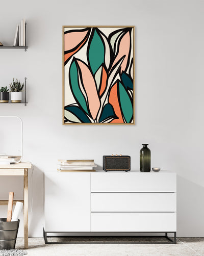 Sylvie Fanciful Ficus 2 Framed Canvas by Alicia Bock