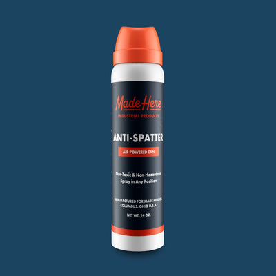 Anti-Spatter 14oz can by Made Here Industrial Products from various angles