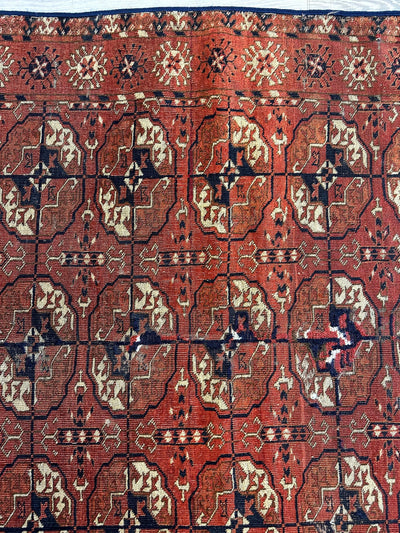 Antique 1880’s Tribal Turkoman Tekke Wedding Rug 3’4” x 4’1” by Rugistan - product image 11 for Resin Society