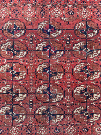 Antique 1880’s Tribal Turkoman Tekke Wedding Rug 3’4” x 4’1” by Rugistan - product image 3 for Resin Society
