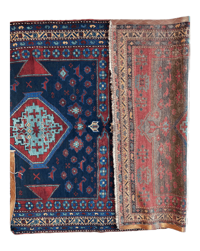 Antique 19th Century Handwoven Kazak Tribal Rug 5’ x 8’ by Rugistan - product image 10 for Resin Society
