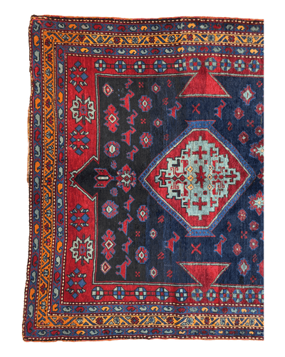Antique 19th Century Handwoven Kazak Tribal Rug 5’ x 8’ by Rugistan - product image 7 for Resin Society