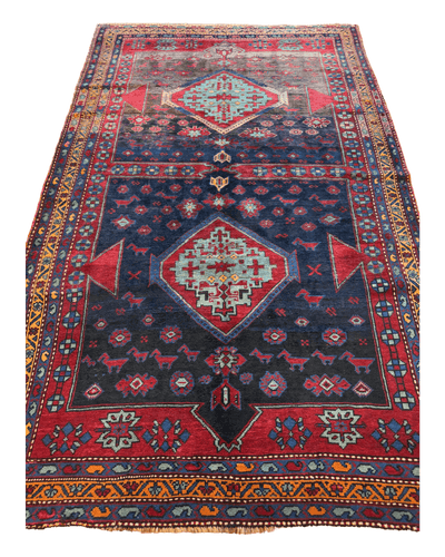Antique 19th Century Handwoven Kazak Tribal Rug 5’ x 8’ by Rugistan - product image 8 for Resin Society