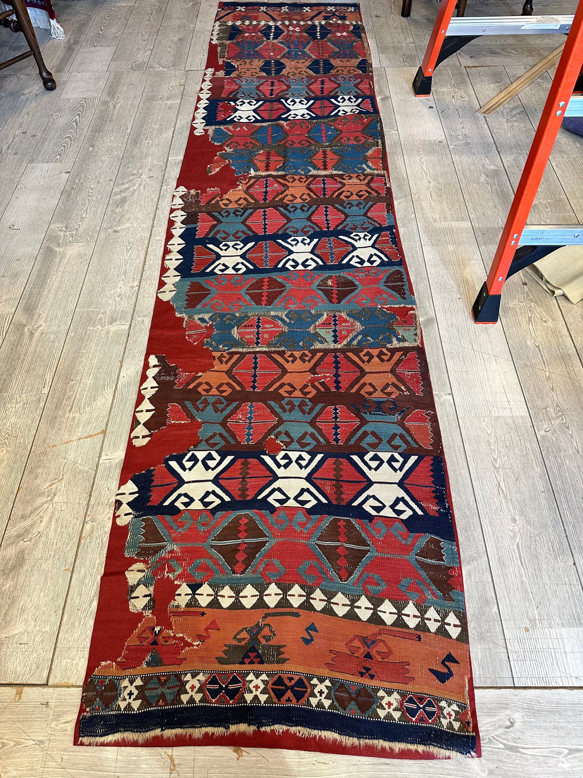 Antique Anatolian Long Kilim Fragment by Rugistan - product image 2 for Resin Society