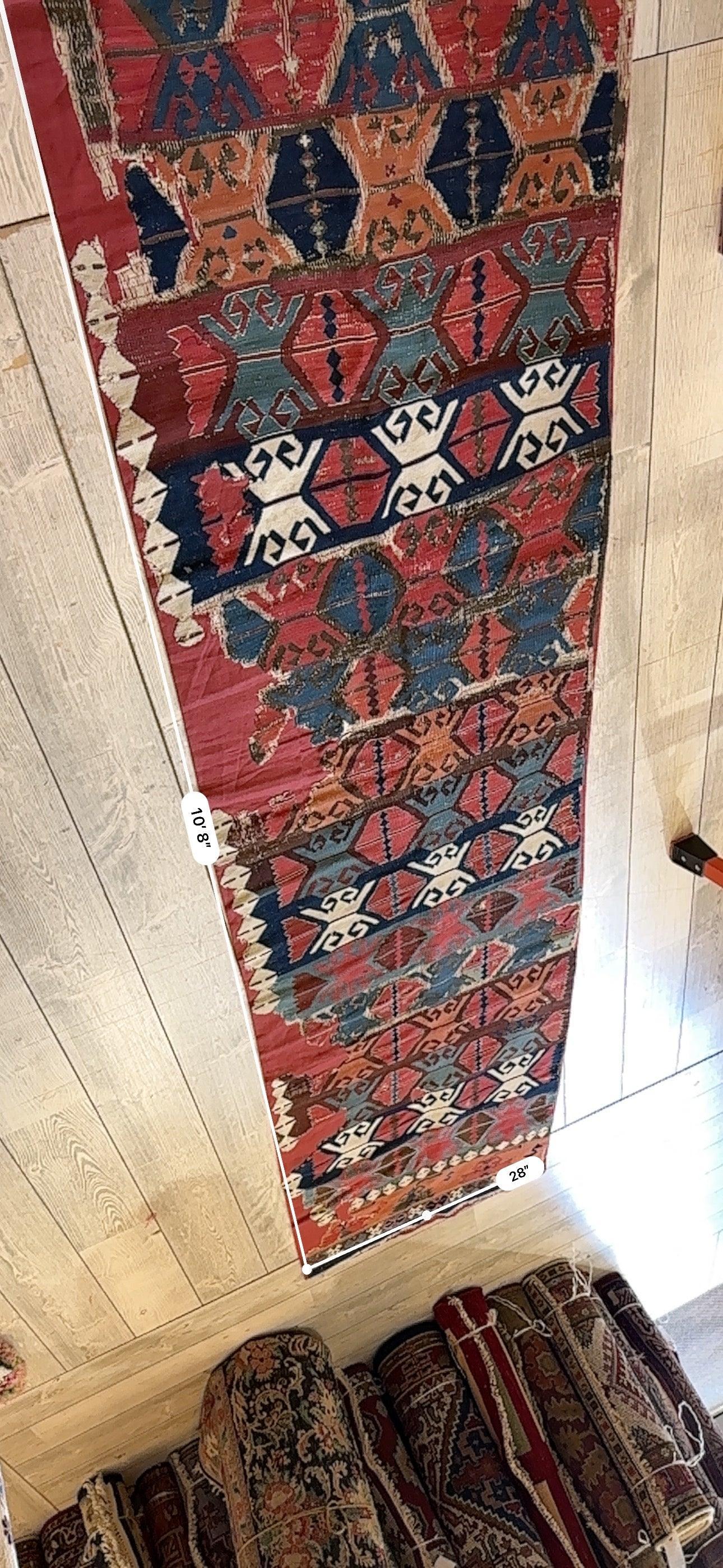 Antique Anatolian Long Kilim Fragment by Rugistan - product image 9 for Resin Society