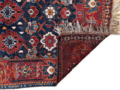 Antique Attractive Persian Khamseh Rug Early 20th Century 46” x 66” by Rugistan - product image 6 for Resin Society