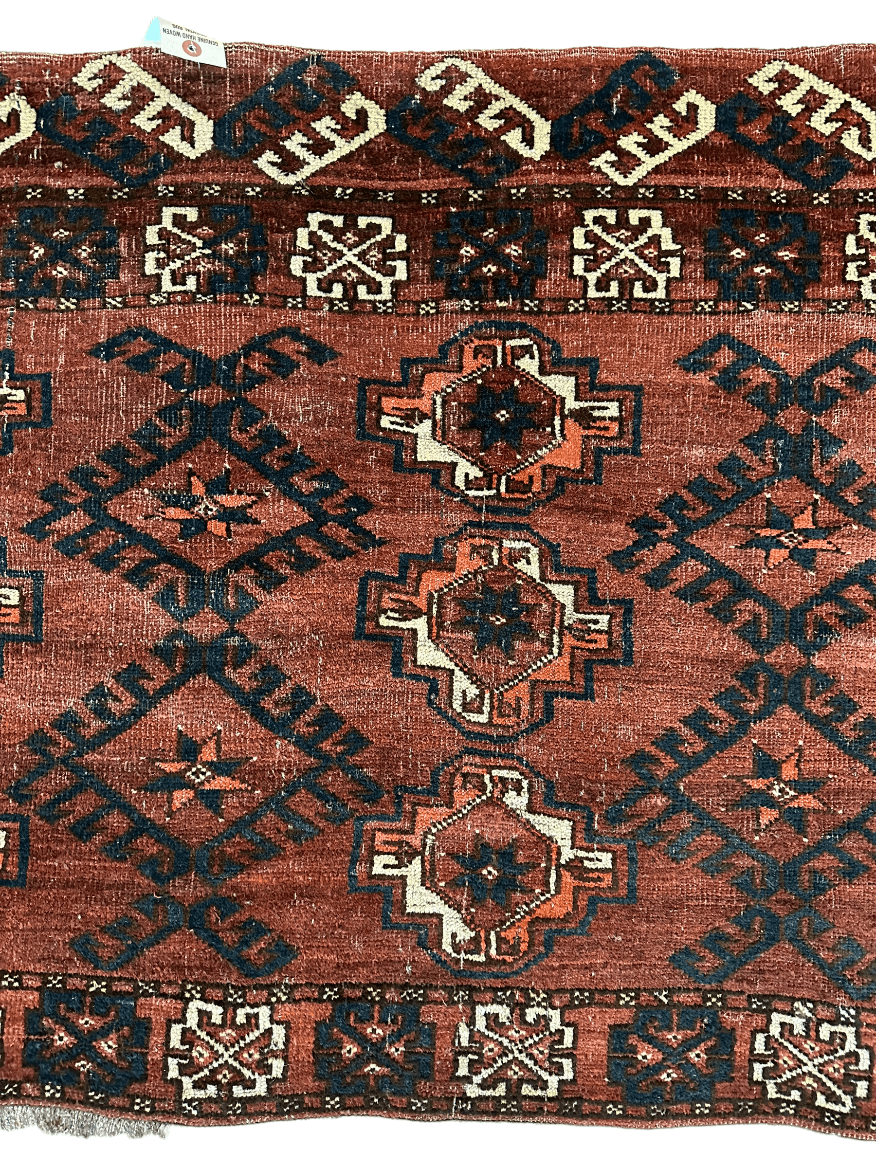 Antique Kizil Ayak Turkoman Chuval, Juval Rug 60"×34” by Rugistan - product image 2 for Resin Society