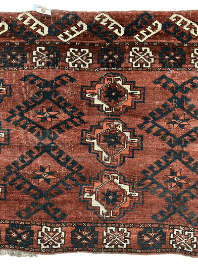 Antique Kizil Ayak Turkoman Chuval, Juval Rug 60"×34” by Rugistan - product image 2 for Resin Society