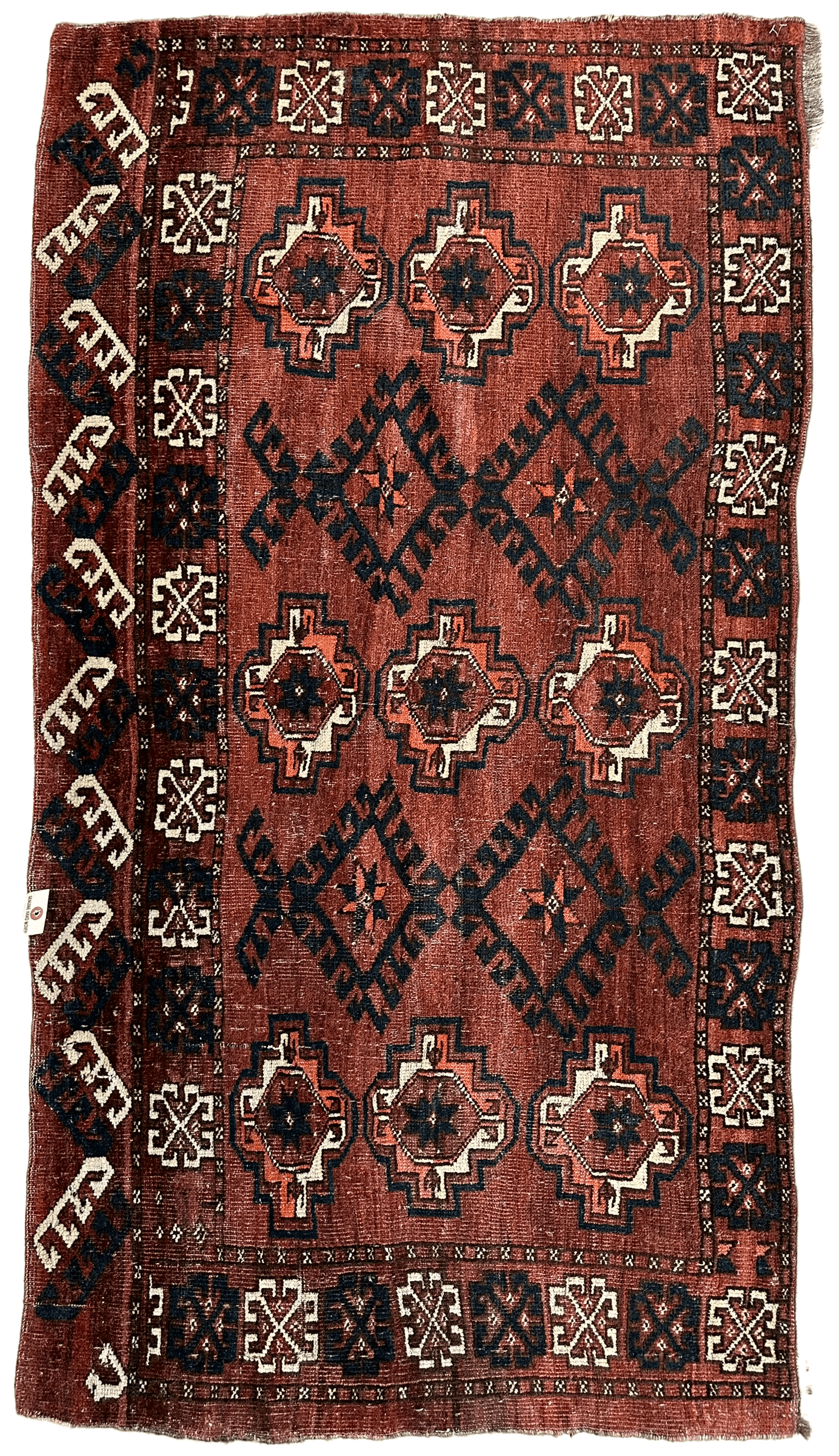 Antique Kizil Ayak Turkoman Chuval, Juval Rug 60"×34” by Rugistan - product image 3 for Resin Society