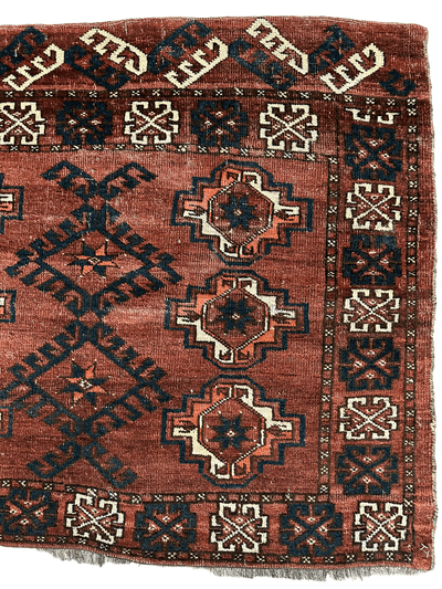 Antique Kizil Ayak Turkoman Chuval, Juval Rug 60"×34” by Rugistan - product image 5 for Resin Society