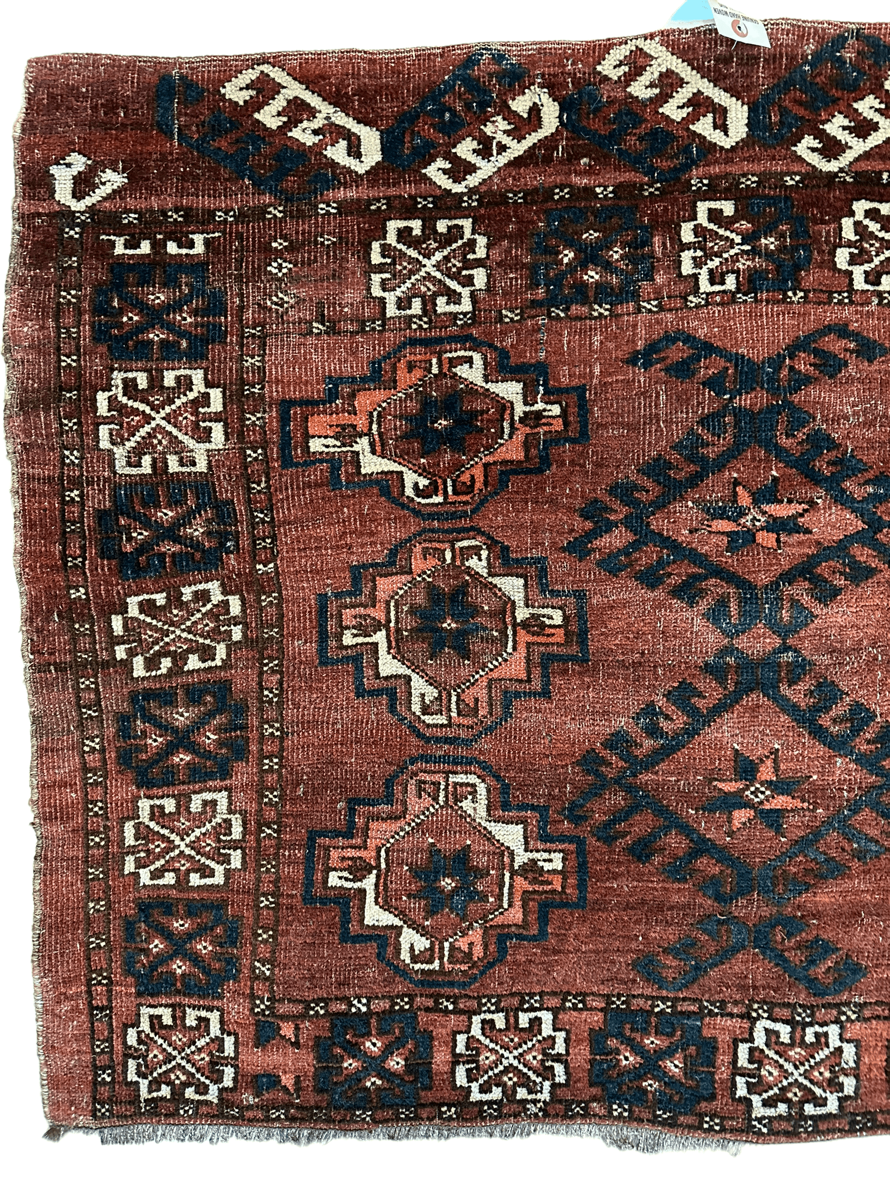 Antique Kizil Ayak Turkoman Chuval, Juval Rug 60"×34” by Rugistan - product image 6 for Resin Society