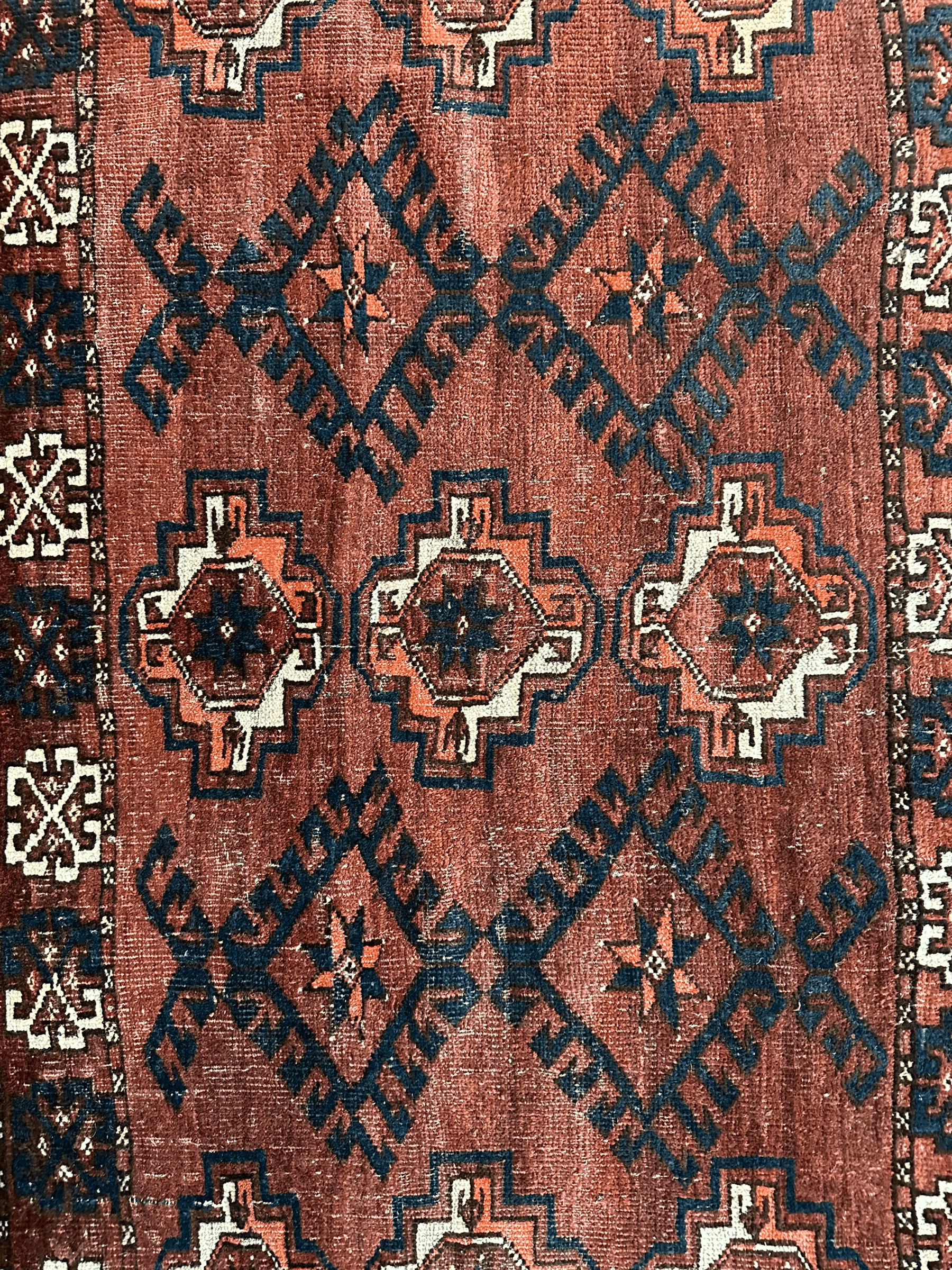 Antique Kizil Ayak Turkoman Chuval, Juval Rug 60"×34” by Rugistan - product image 7 for Resin Society