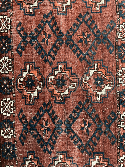 Antique Kizil Ayak Turkoman Chuval, Juval Rug 60"×34” by Rugistan - product image 7 for Resin Society