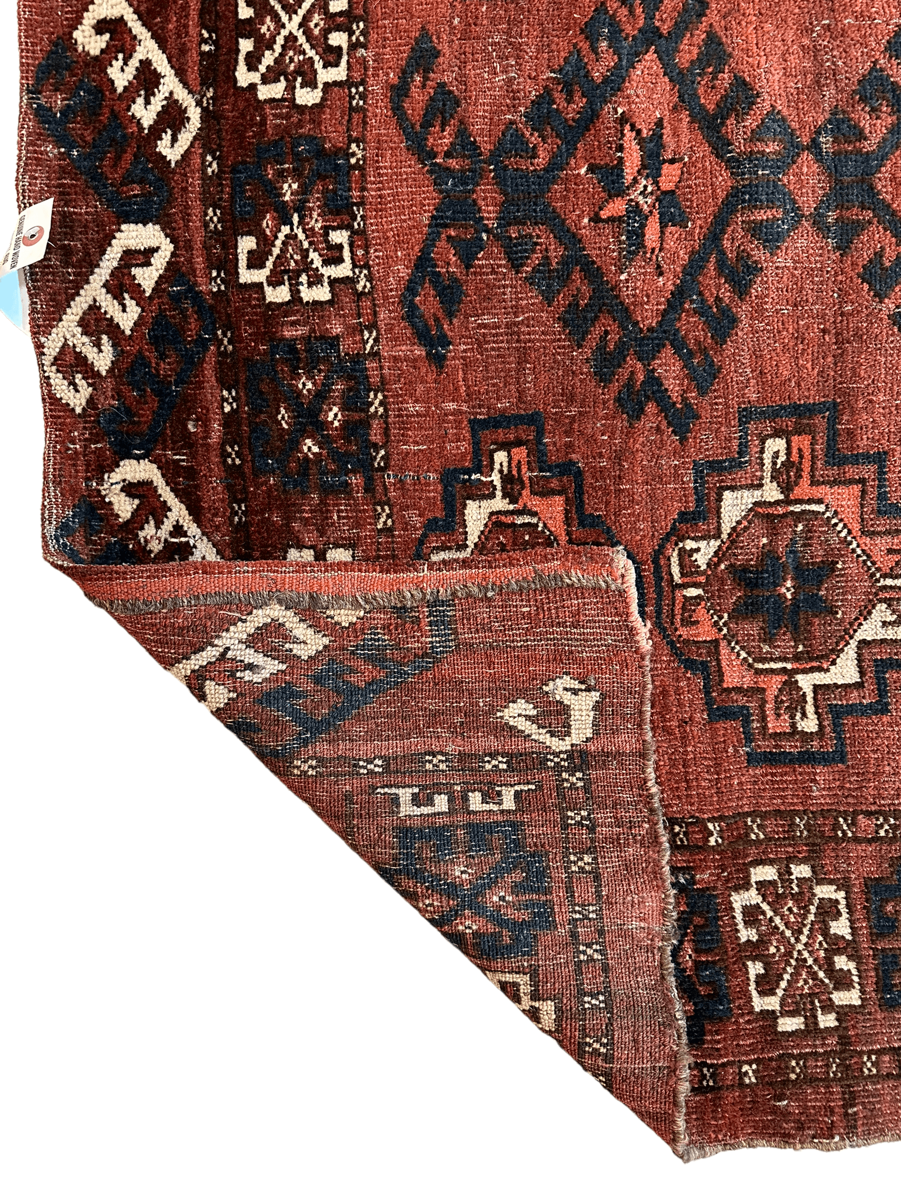 Antique Kizil Ayak Turkoman Chuval, Juval Rug 60"×34” by Rugistan - product image 8 for Resin Society