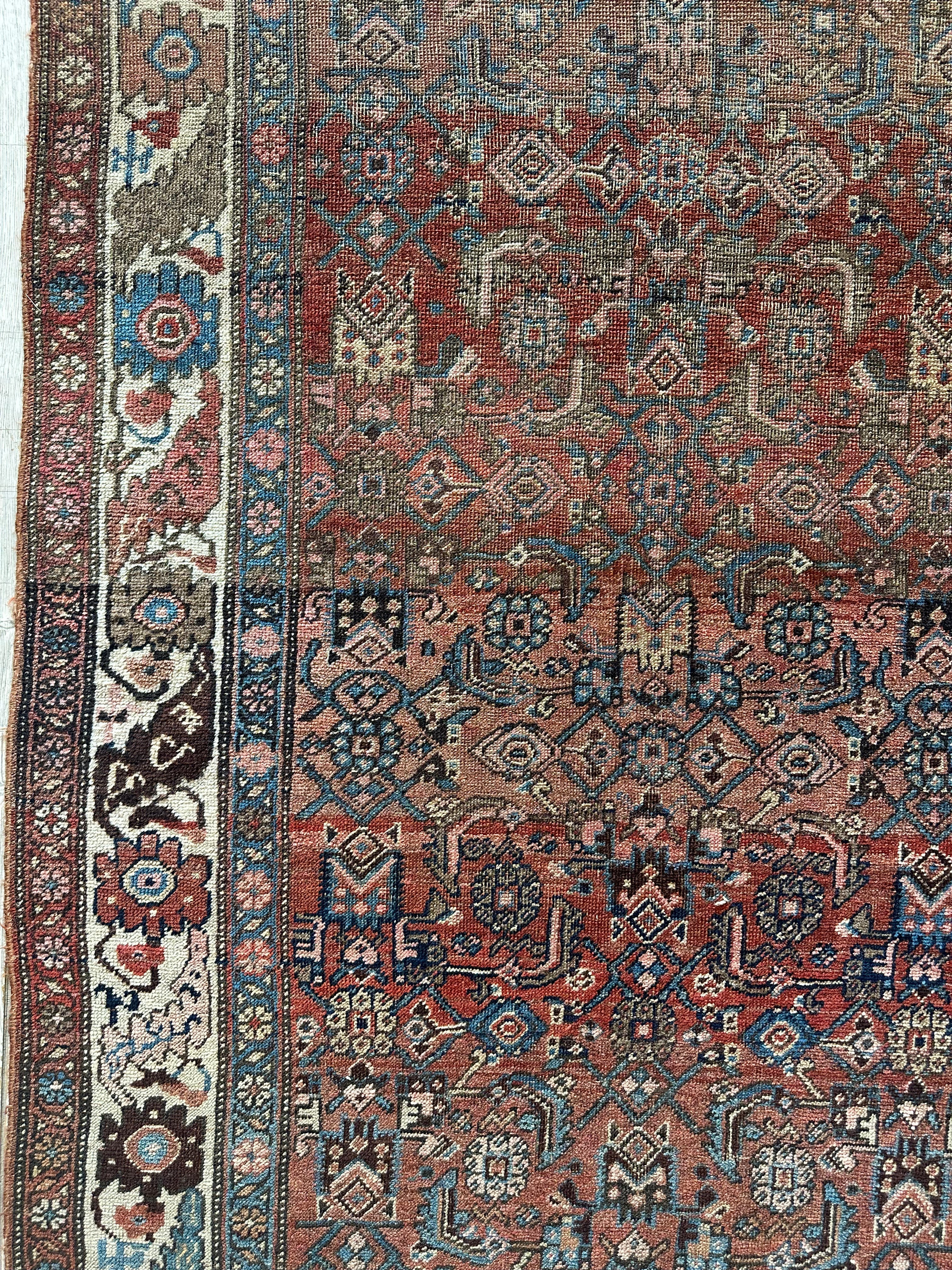 Antique Late 19th Century Persian Kurdish Gholtogh Rug 4 x 7 by Rugistan - product image 10 for Resin Society