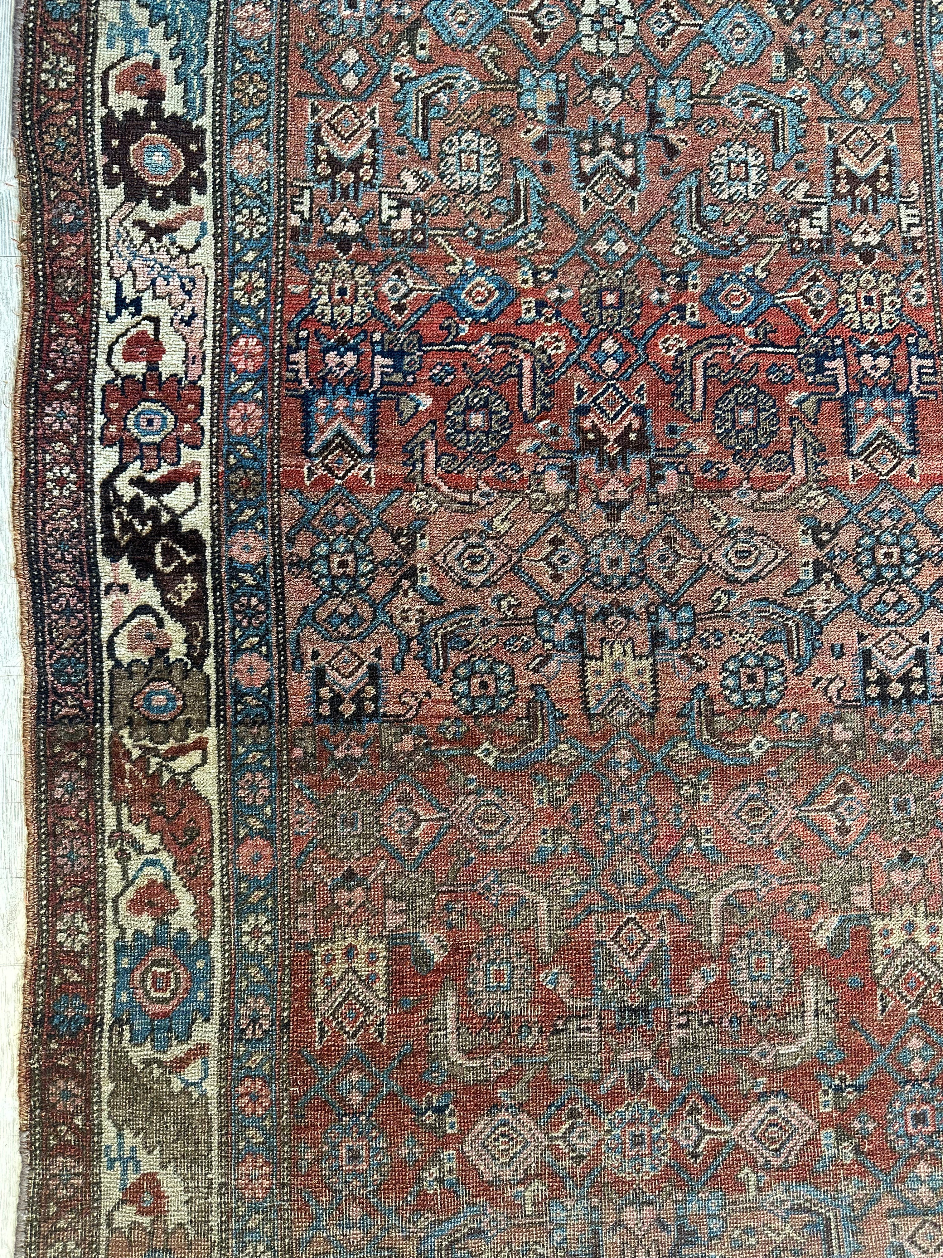 Antique Late 19th Century Persian Kurdish Gholtogh Rug 4 x 7 by Rugistan - product image 11 for Resin Society
