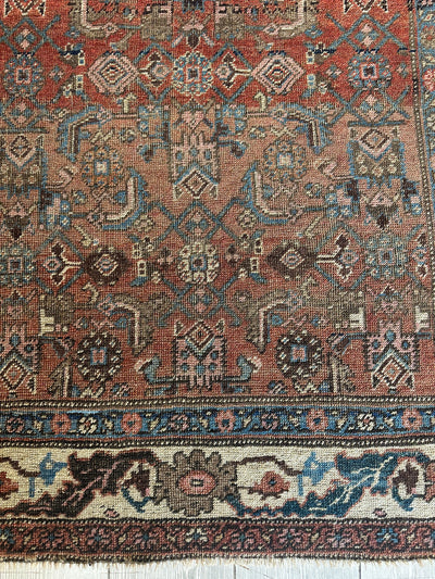 Antique Late 19th Century Persian Kurdish Gholtogh Rug 4 x 7 by Rugistan - product image 12 for Resin Society