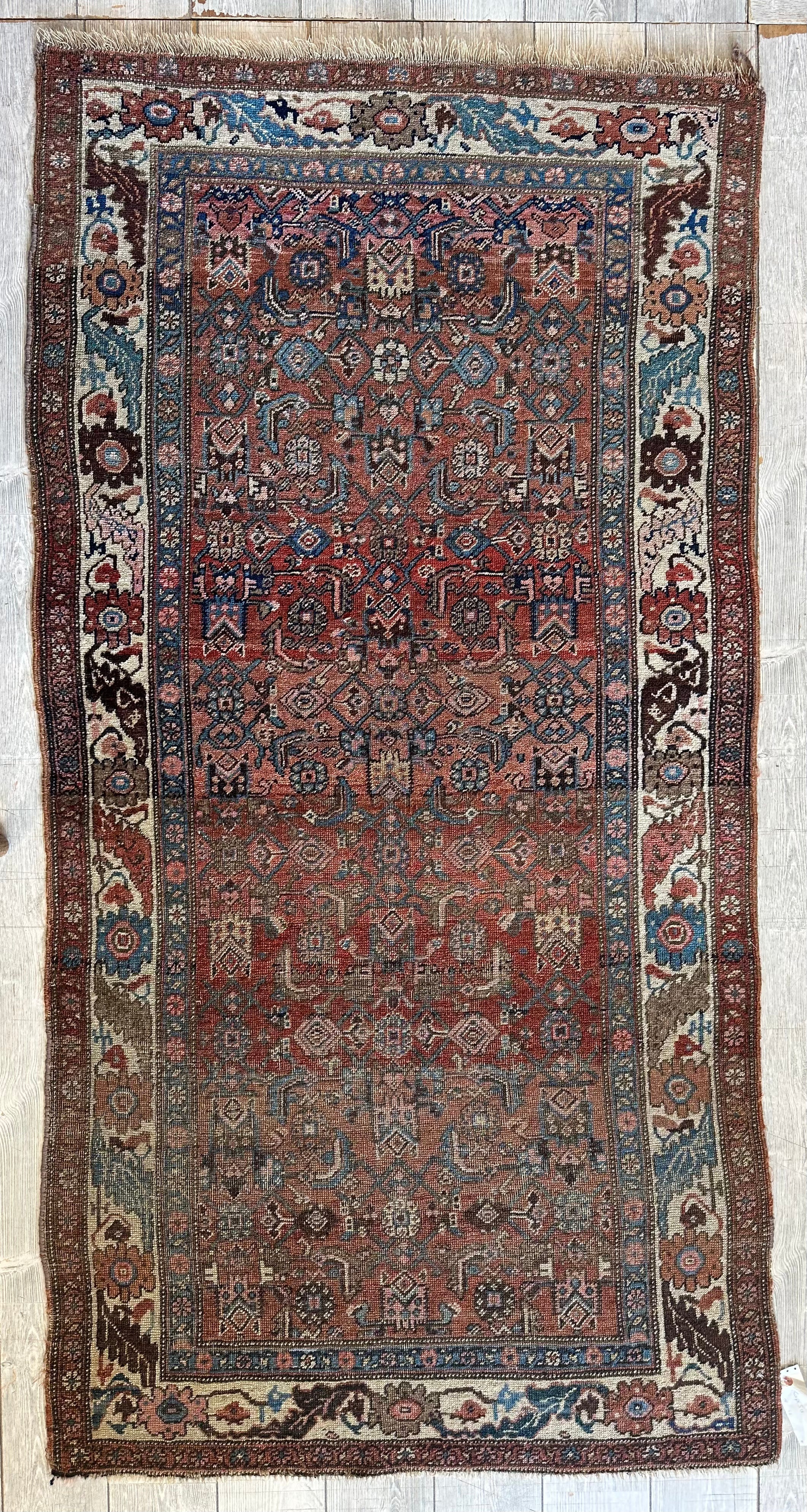 Antique Late 19th Century Persian Kurdish Gholtogh Rug 4 x 7 by Rugistan - product image 4 for Resin Society