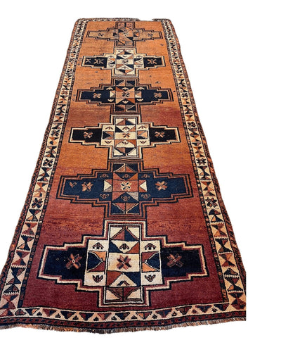 Antique Luri Persian Tribal Rug 4’4”x12’9” by Rugistan - product image 3 for Resin Society