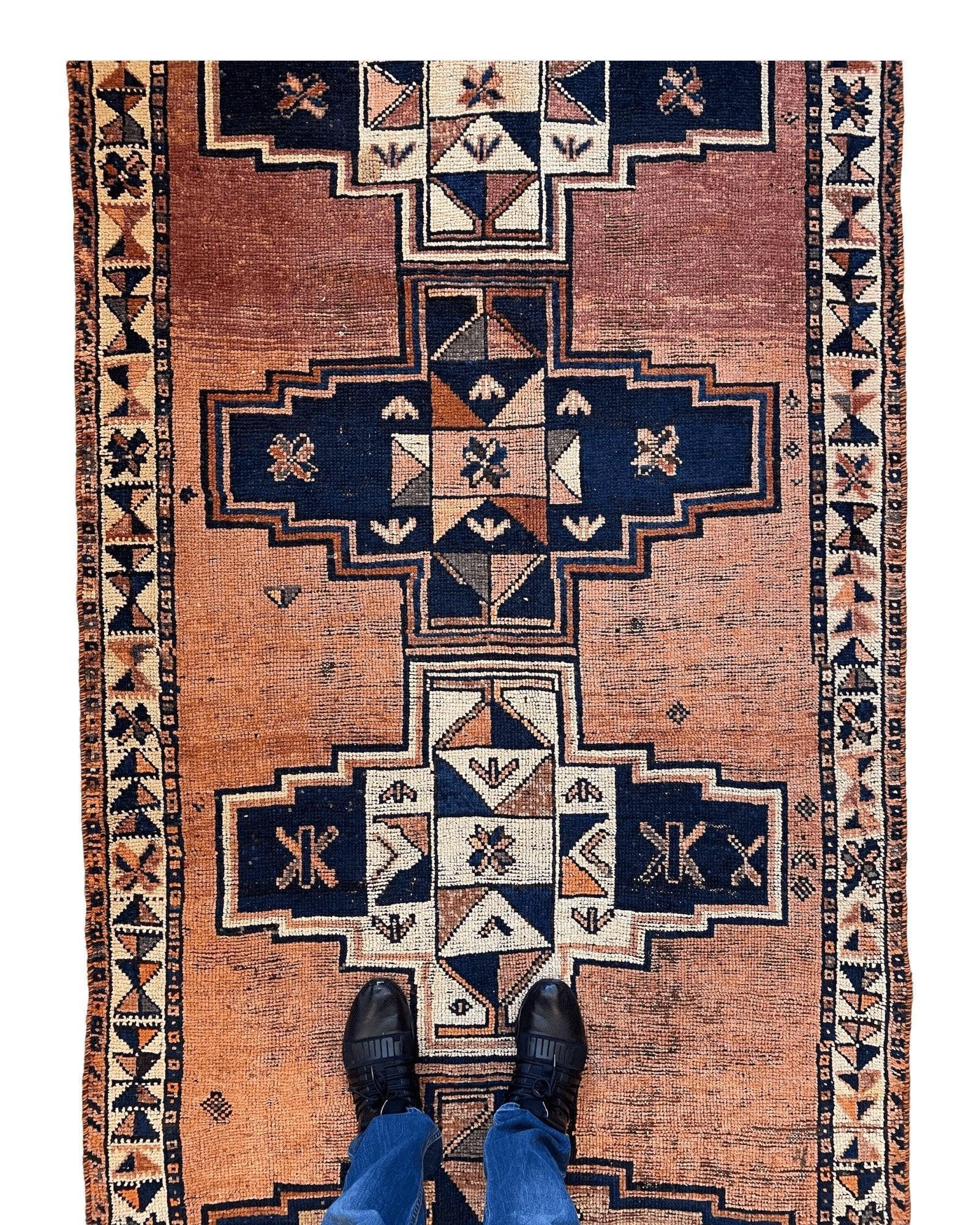 Antique Luri Persian Tribal Rug 4’4”x12’9” by Rugistan - product image 6 for Resin Society