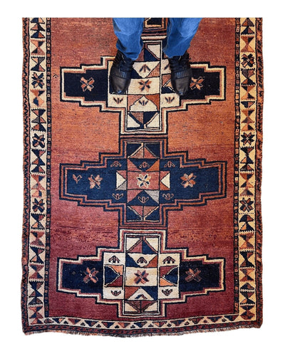Antique Luri Persian Tribal Rug 4’4”x12’9” by Rugistan - product image 7 for Resin Society