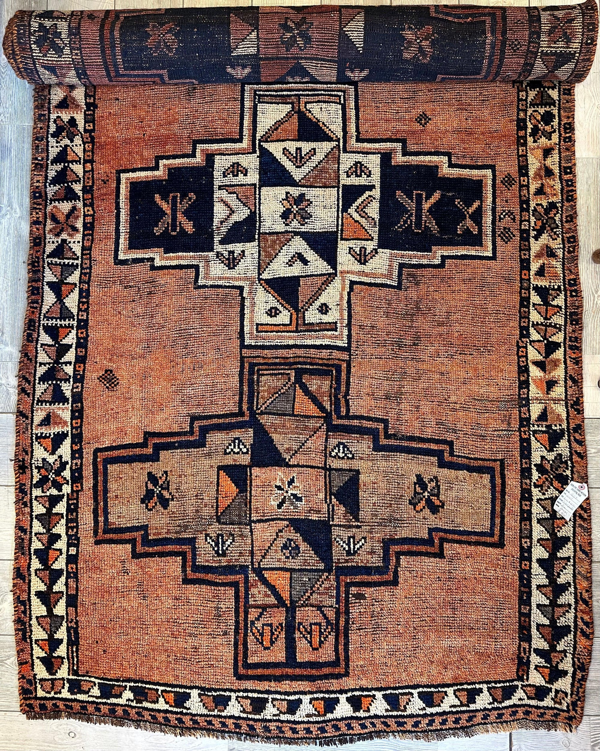 Antique Luri Persian Tribal Rug 4’4”x12’9” by Rugistan - product image 8 for Resin Society