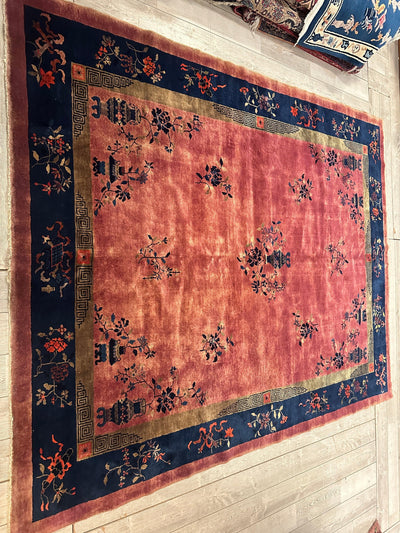 Antique Nicholas Chinese Art Deco Rug - 8'2" X 9'9" by Rugistan - product image 12 for Resin Society