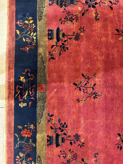 Antique Nicholas Chinese Art Deco Rug - 8'2" X 9'9" by Rugistan - product image 15 for Resin Society