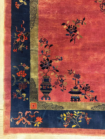 Antique Nicholas Chinese Art Deco Rug - 8'2" X 9'9" by Rugistan - product image 16 for Resin Society