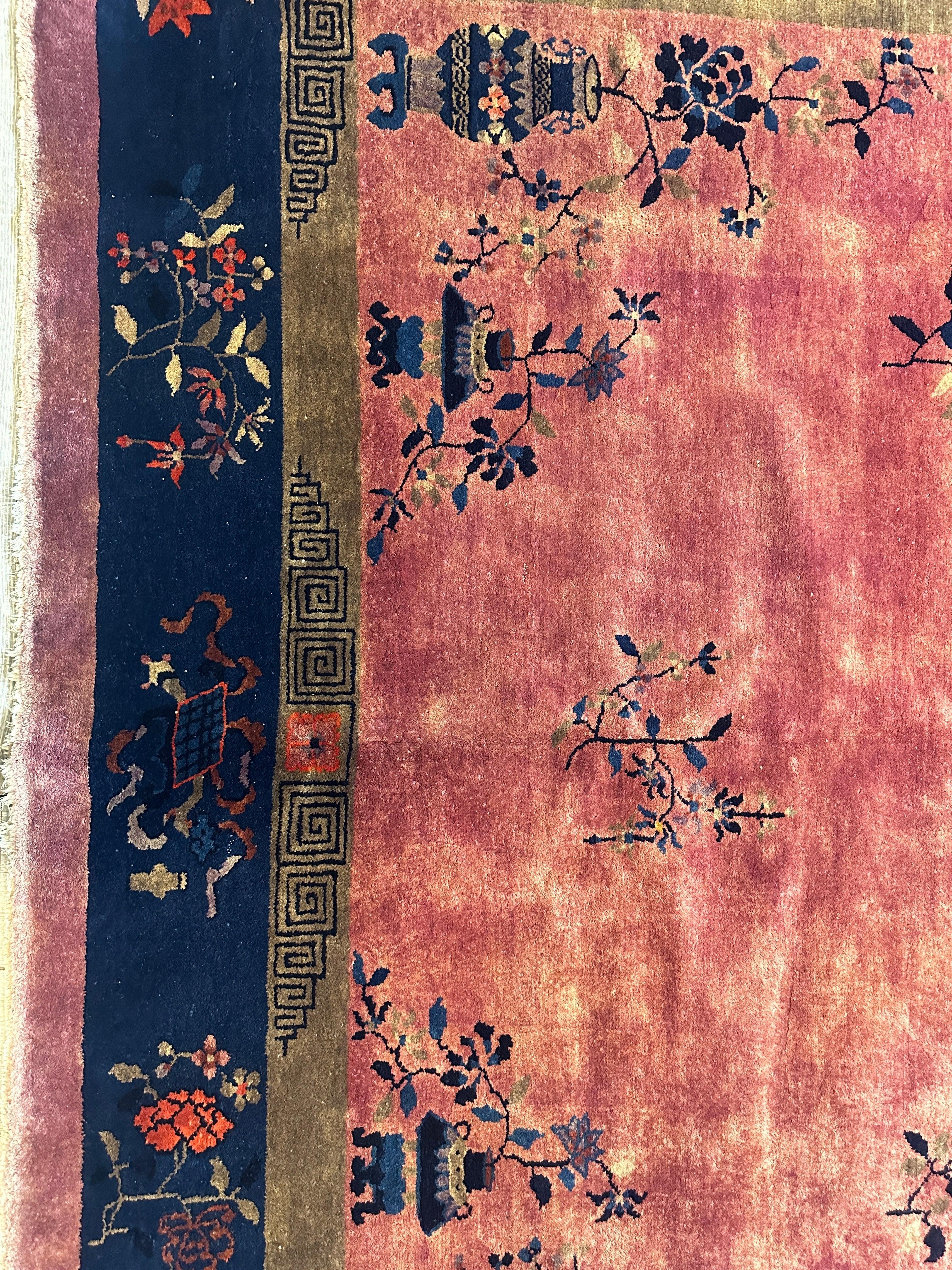 Antique Nicholas Chinese Art Deco Rug - 8'2" X 9'9" by Rugistan - product image 19 for Resin Society