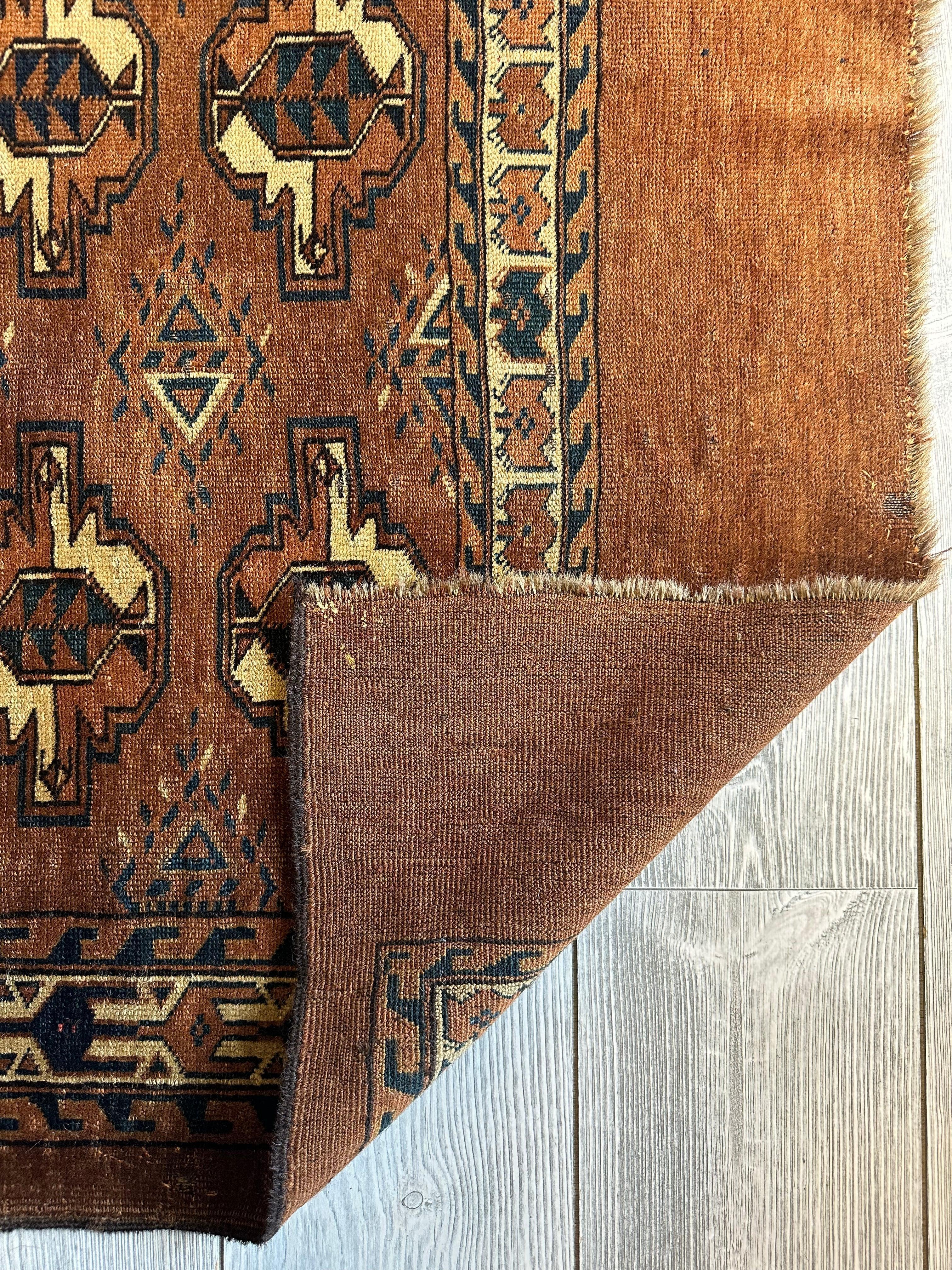 Antique Tekke Yomud Yomut Saryk Chuval Rug Bag Face by Rugistan - product image 12 for Resin Society