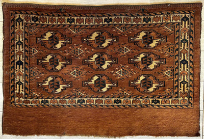 Antique Tekke Yomud Yomut Saryk Chuval Rug Bag Face by Rugistan - product image 2 for Resin Society