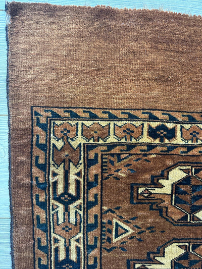 Antique Tekke Yomud Yomut Saryk Chuval Rug Bag Face by Rugistan - product image 9 for Resin Society