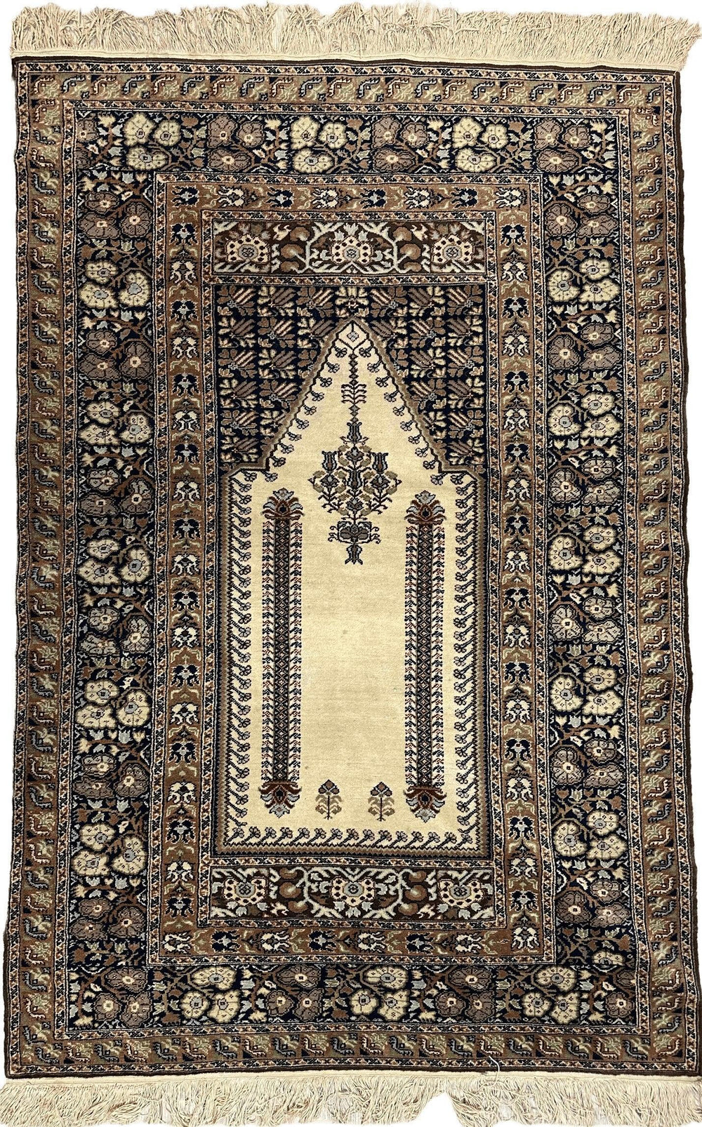 Antique Turkish Panderma Prayer Rug by Rugistan - main product image for Resin Society