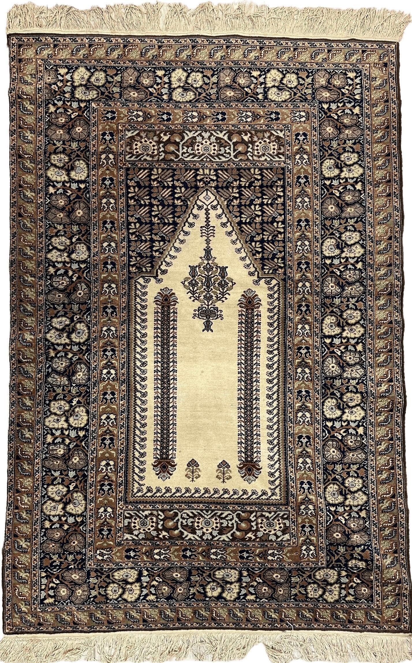 Antique Turkish Panderma Prayer Rug by Rugistan - main product image for Resin Society