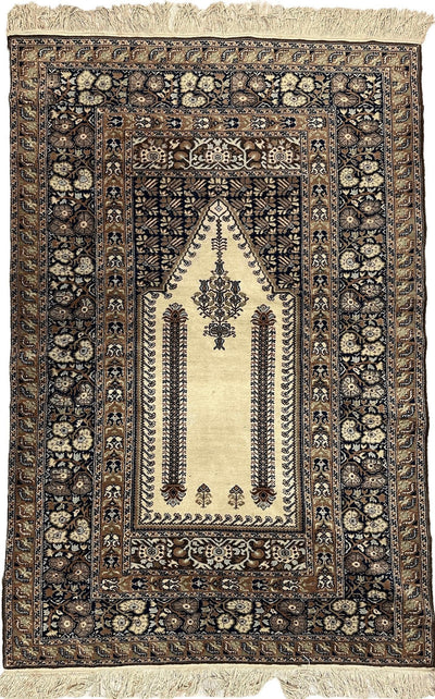 Antique Turkish Panderma Prayer Rug by Rugistan - main product image for Resin Society