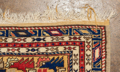 Vintage Turkish Wool Prayer Rug 4x6 by Rugistan - product image 5 for Resin Society