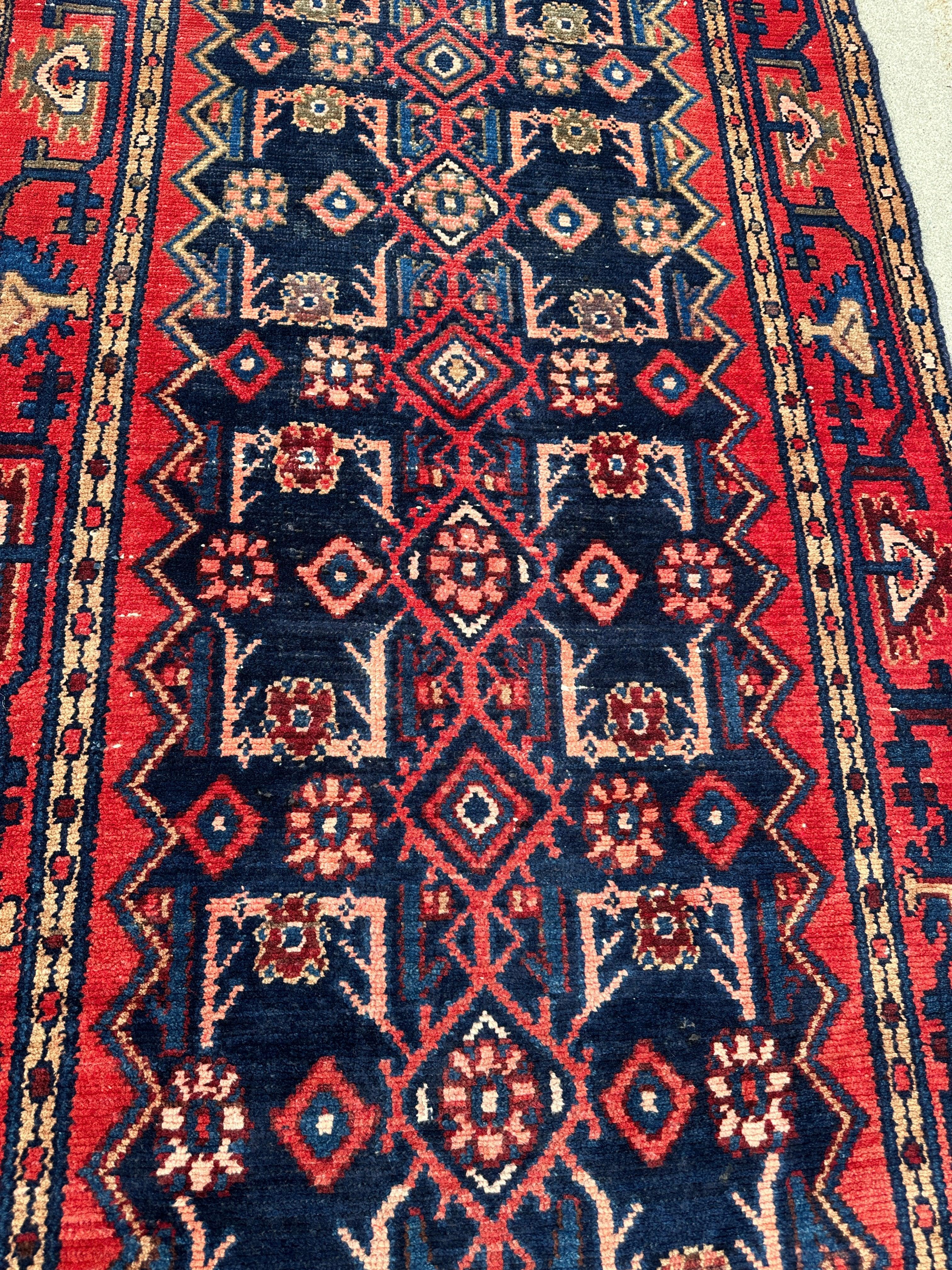 Antique Vegetable Dye Malayer Persian Runner Rug 3x10’4” by Rugistan - product image 14 for Resin Society