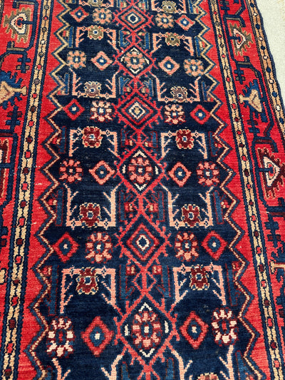 Antique Vegetable Dye Malayer Persian Runner Rug 3x10’4” by Rugistan - product image 14 for Resin Society