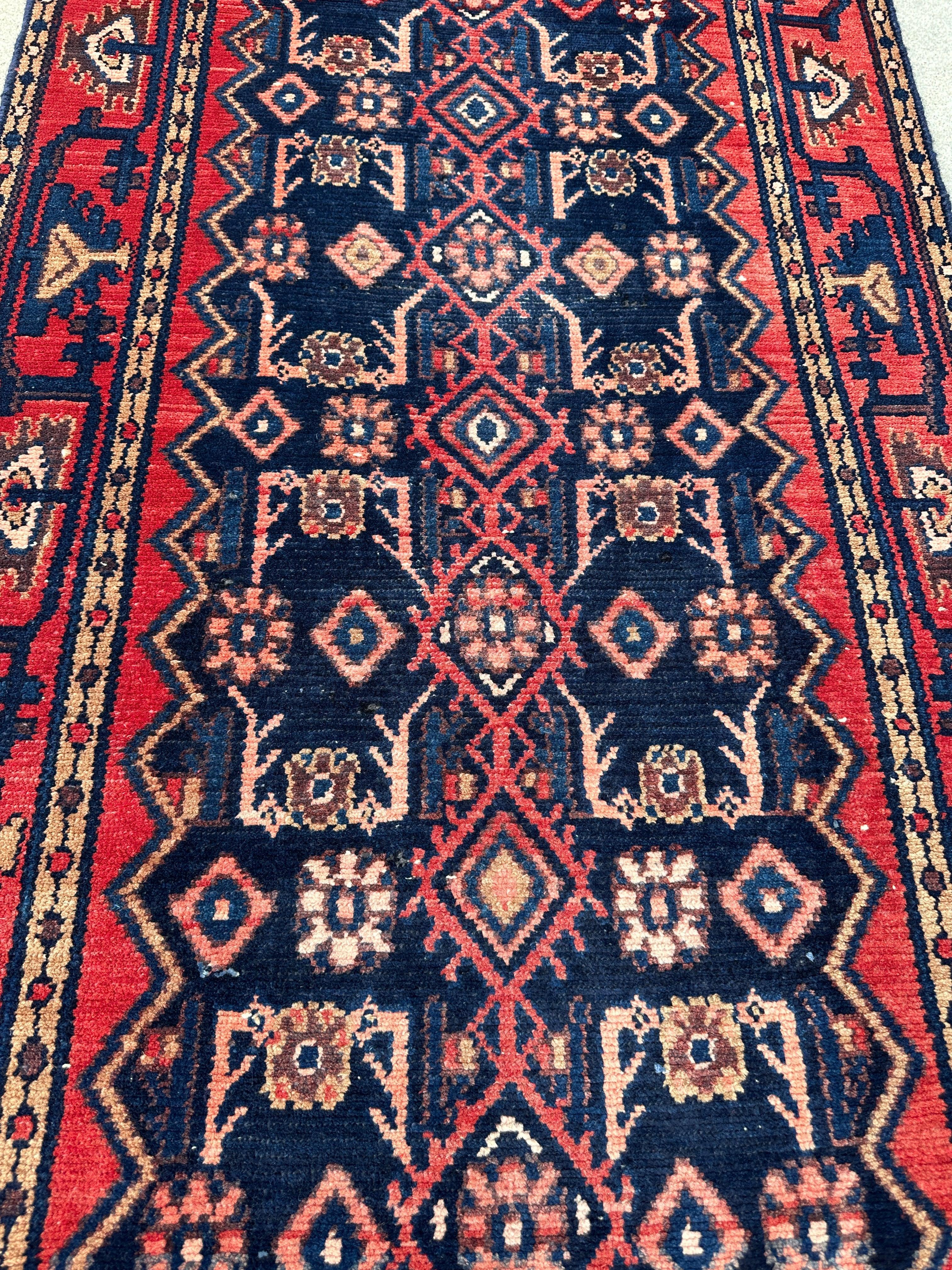 Antique Vegetable Dye Malayer Persian Runner Rug 3x10’4” by Rugistan - product image 15 for Resin Society
